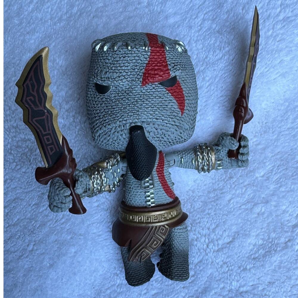 RARE NECA Little big planet Sackboy Kratos God Of War Action Figure